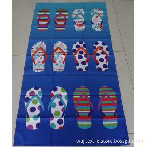 Microfiber Super Soft and Absorbent Beach Towel (WJ-B1018)